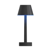 Calex Oplaadbare Tafellamp - 5W - 2700K - IP54 - Zwart - Voor binnen & buiten