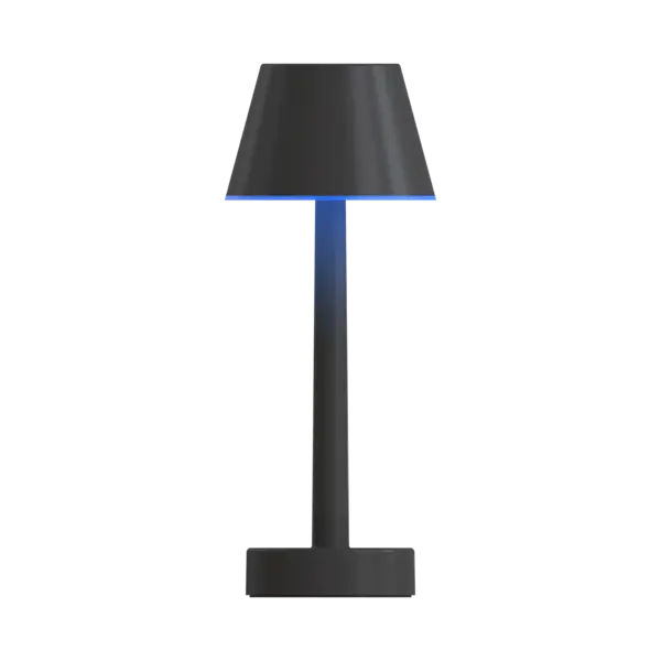 Calex Oplaadbare Tafellamp - 5W - 2700K - IP54 - Zwart - Voor binnen & buiten