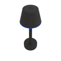 Calex Oplaadbare Tafellamp - 5W - 2700K - IP54 - Zwart - Voor binnen & buiten