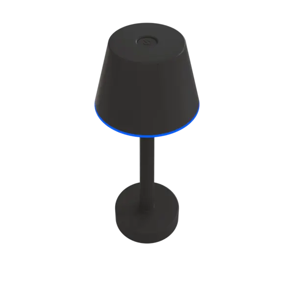 Calex Oplaadbare Tafellamp - 5W - 2700K - IP54 - Zwart - Voor binnen & buiten