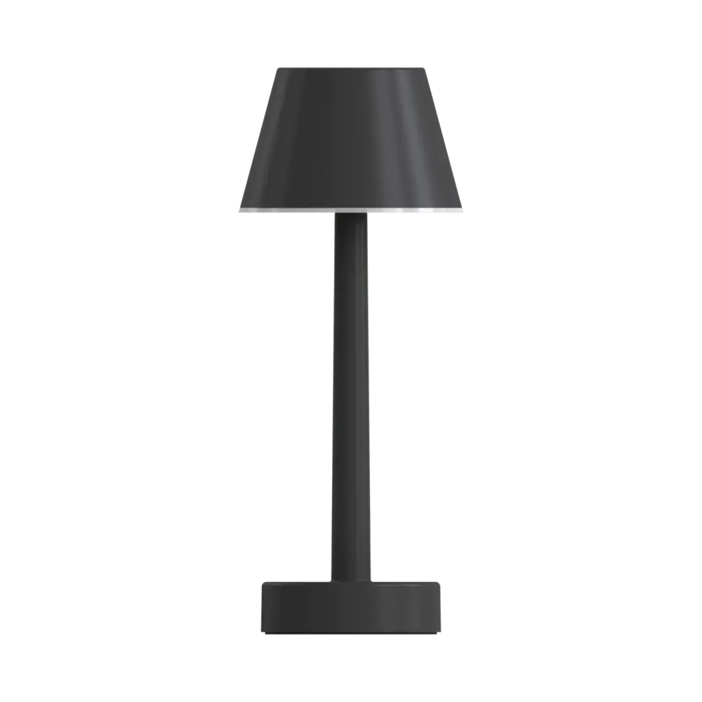 Calex Oplaadbare Tafellamp - 5W - 2700K - IP54 - Zwart - Voor binnen & buiten