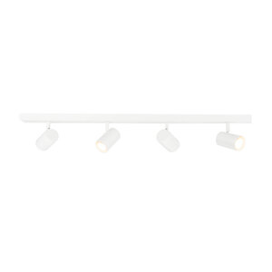 LED Plafondspot Wit 4-lichts - Kantelbaar - Dimbaar - GU10 fitting – Opbouw