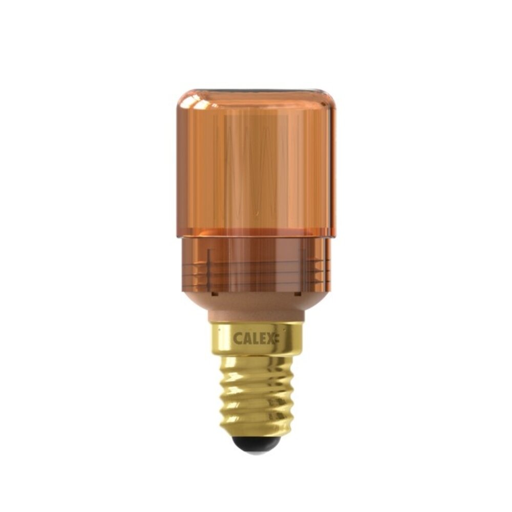 Calex Calex Crown LED Glasvezel Lamp - E14 - 2,3W - Goud - Dimbaar