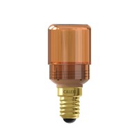 Calex Calex Crown LED Glasvezel Lamp - E14 - 2,3W - Goud - Dimbaar