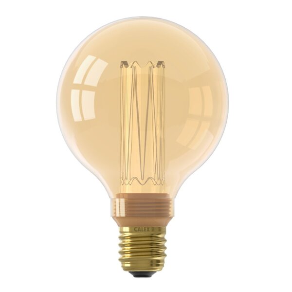 Calex Calex Globe LED Lamp G95 - E27 - 3,5W - Goud - Dimbaar