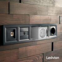 Ledvion 2x Slimme stekker - Energieverbruiksmeter - Smart / WiFi  Stekker