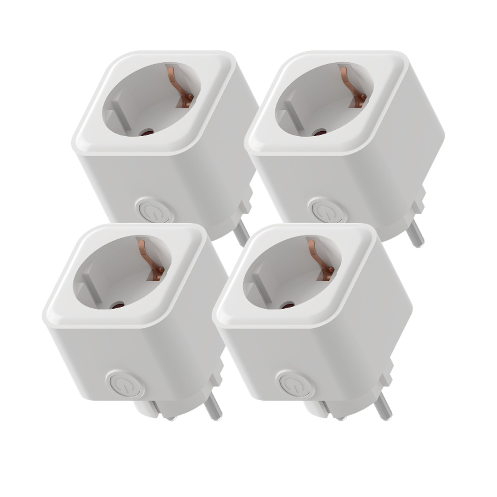 Ledvion 4x Slimme stekker - Energieverbruiksmeter - Smart / WiFi  Stekker