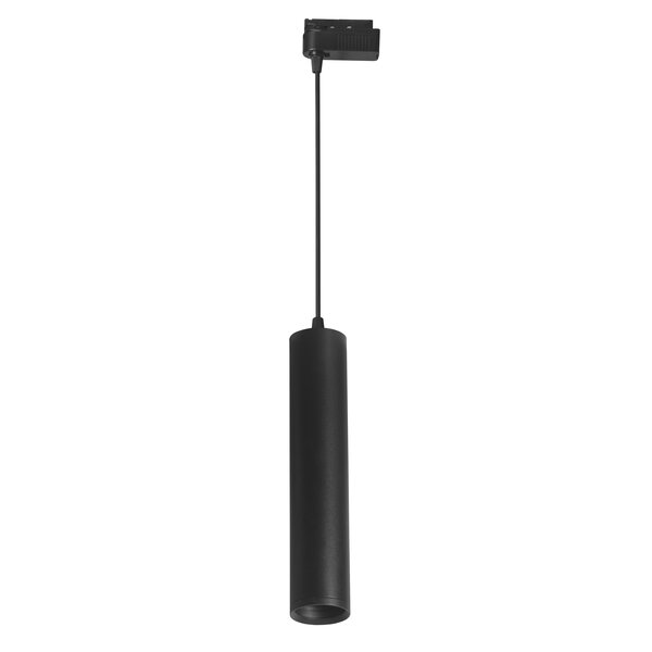 Ledvion 1-Fase Railspot Hanglamp - Plafondkap met 1,5m Kabel - GU10 Fitting - Zwart