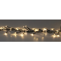 Lightexpert 12,4m LED Kerstverlichting - IJspegelverlichting Buiten - 960 LEDs - Warm wit licht