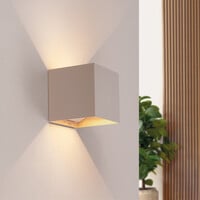 USB Oplaadbare Wandlamp Beige - IP44 - Draadloos - 4000 mAh Accu