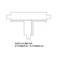 Ledvion 1-Fase Rail T-Vorm Connector Zwart - Left-2