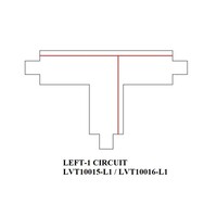 Ledvion 1-Fase Rail T-Vorm Connector Wit - Left-1