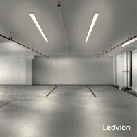 Ledvion 20 Pack - LED Batten 150 cm - Samsung LED Chips - 40W - 140lm/W - 4000K - 5 Jaar Garantie