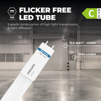 Philips Philips LED TL Buis 120CM - 12.5W - 4000K - 168lm/W - High Efficiency
