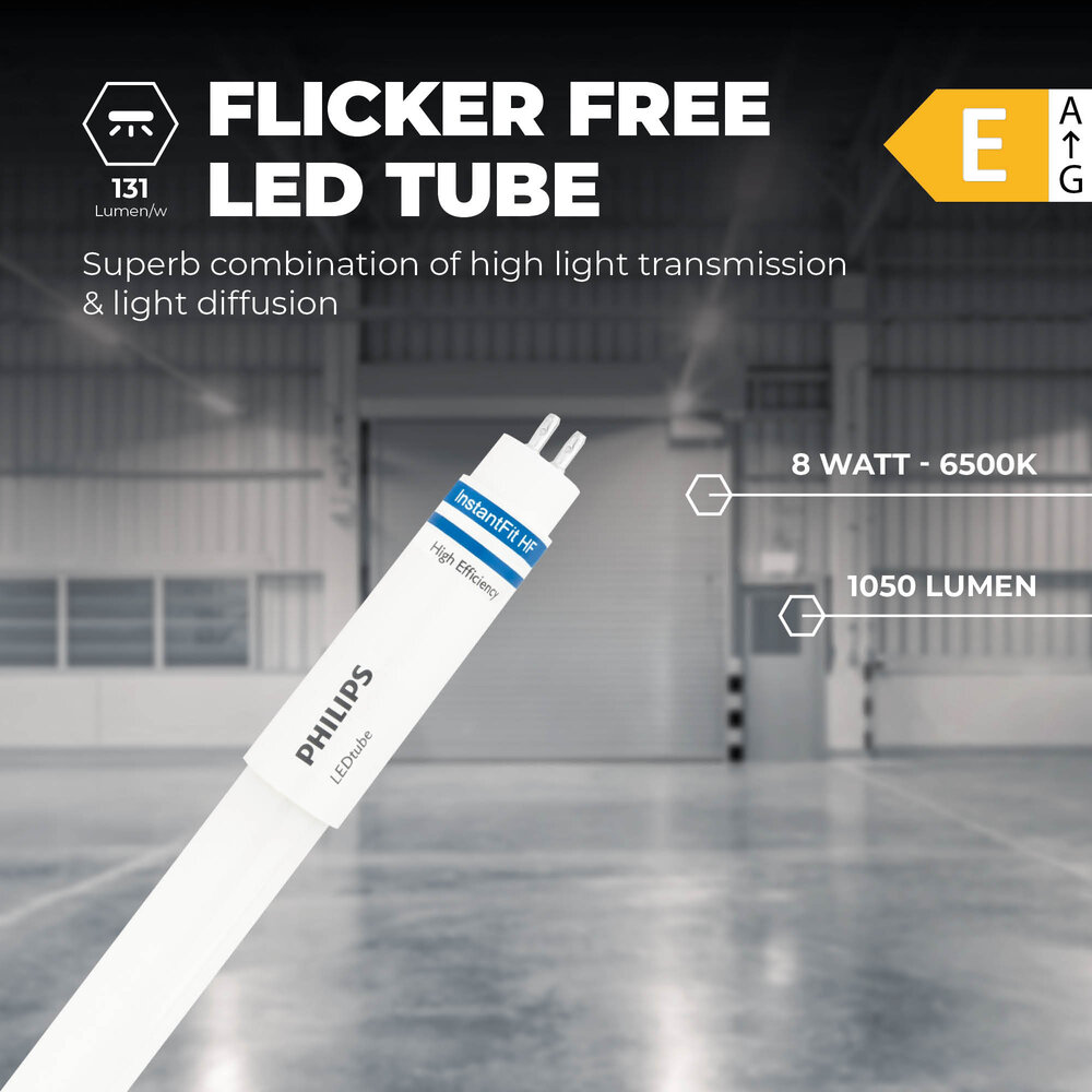 Philips Philips T5 LED Buis 60CM - 8W - 6500K - 131lm/W - High Efficiency