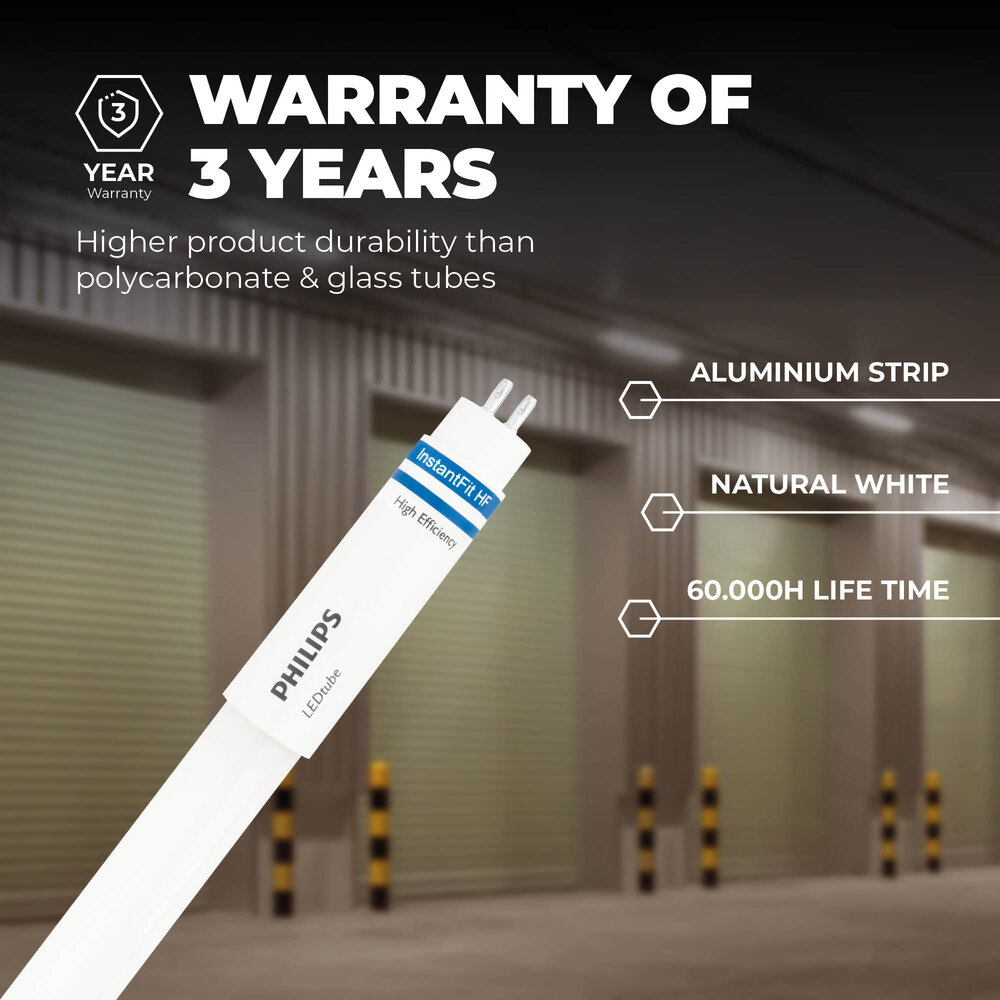 Philips Philips T5 LED Buis 120CM - 16.5W - 3000K - 139lm/W - High Efficiency