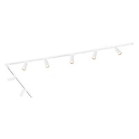 Ledvion 3m LED Railverlichting - 7 Railspots - 3W - 2700K - Dimbaar - 1-Fase Railsysteem - Wit