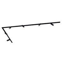 Ledvion 3m LED Railverlichting - 6 Railspots - 3W - 2700K - Dimbaar - 1-Fase Railsysteem - Zwart