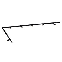 Ledvion 3m LED Railverlichting - 7 Railspots - 3W - 2700K - Dimbaar - 1-Fase Railsysteem - Zwart