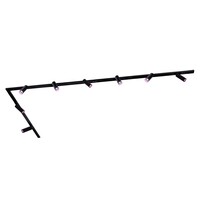 3m Smart LED Railverlichting - 8 Railspots - 4,9W - RGB+CCT - Dimbaar - 1-Fase Railsysteem - Zwart