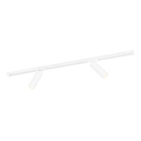 Ledvion 1m LED Railverlichting - 2 Railspots - Dimbaar - 1-Fase Railsysteem - Wit