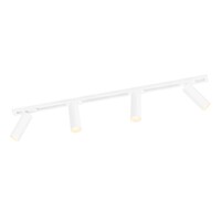Ledvion 1m LED Railverlichting - 4 Railspots - Dimbaar - 1-Fase Railsysteem - Wit