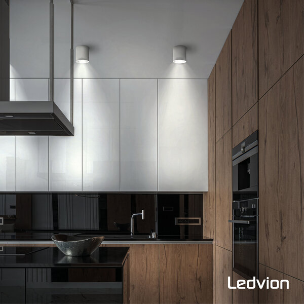 Ledvion 10x Dimbare GU10 LED Spots - 3W - 4000K - Voordeelverpakking
