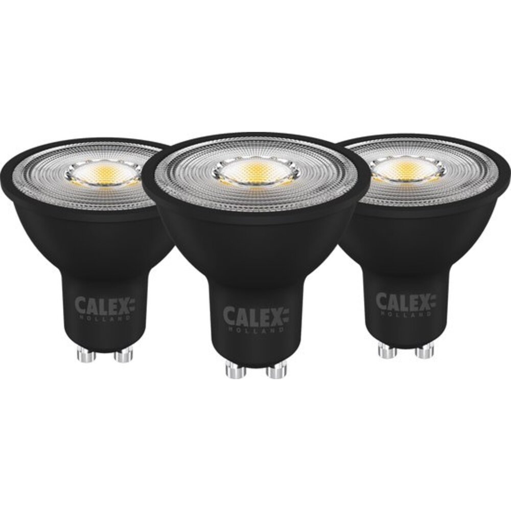 Calex Calex Reflector LED Lamp - GU10 - 5W - 2700K - 400 Lumen - 3 Pack
