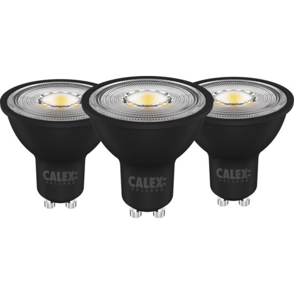 Calex Calex Reflector LED Lamp - GU10 - 5W - 2700K - 400 Lumen - 3 Pack