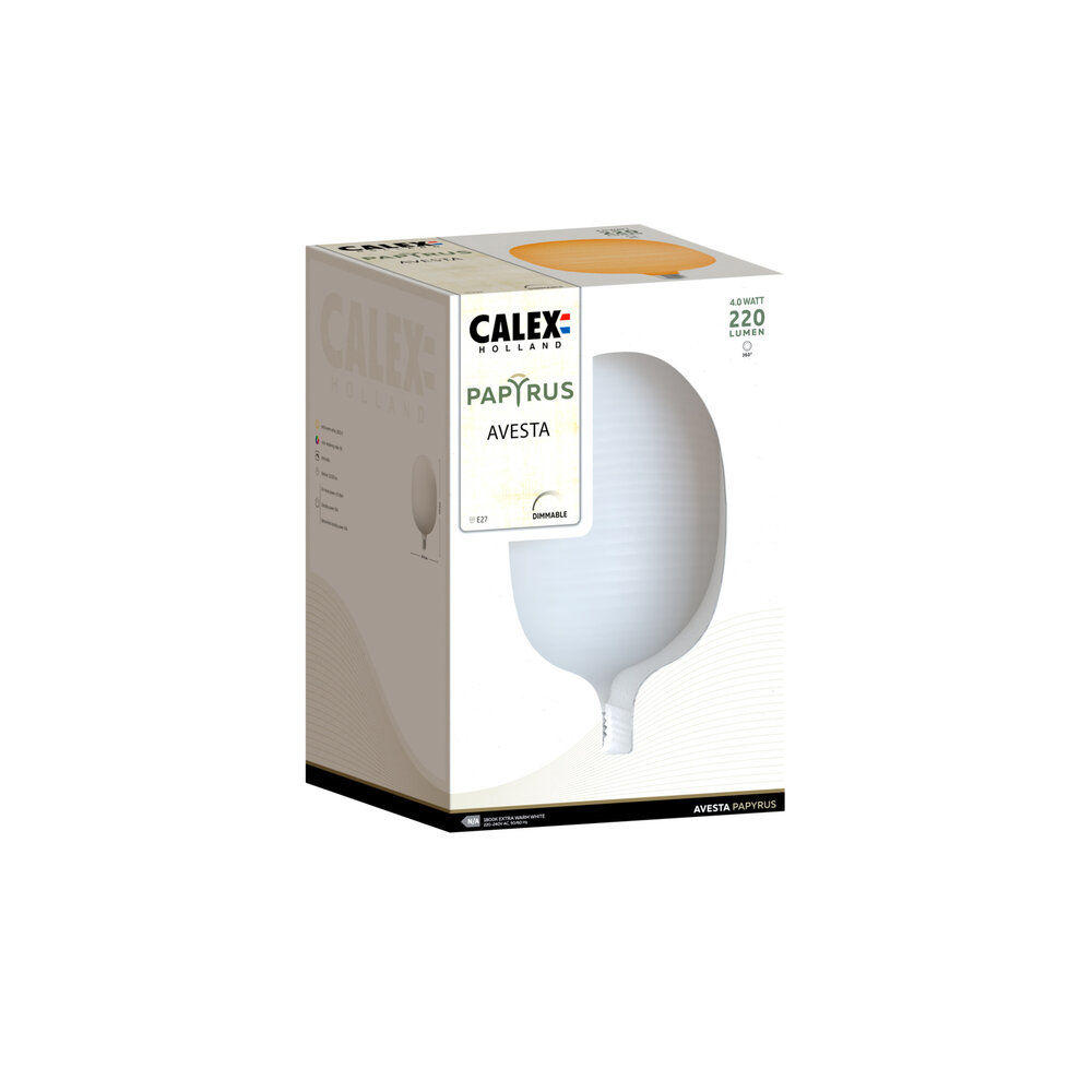 Calex Calex Avesta Filament - E27 - 4W - 1800K - 220 Lumen - Papyrus