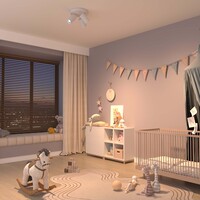 Ledvion LED Plafondspot Wit Trio - Kantelbaar - GU10 Fitting
