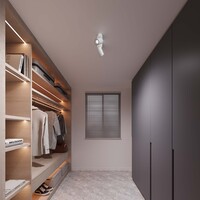 Ledvion LED Plafondspot Wit Duo - Dimbaar - 3W - 6500K - Kantelbaar