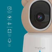Tiqvi Smart Babyfoon met Camera met App en Monitor - WiFi - 1080P