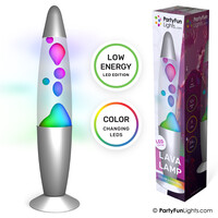 PartyFunLights LED Lava Lamp - 27 Lumen - 12V Adapter