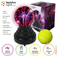 PartyFunLights Plasmabol met Lichteffecten - USB