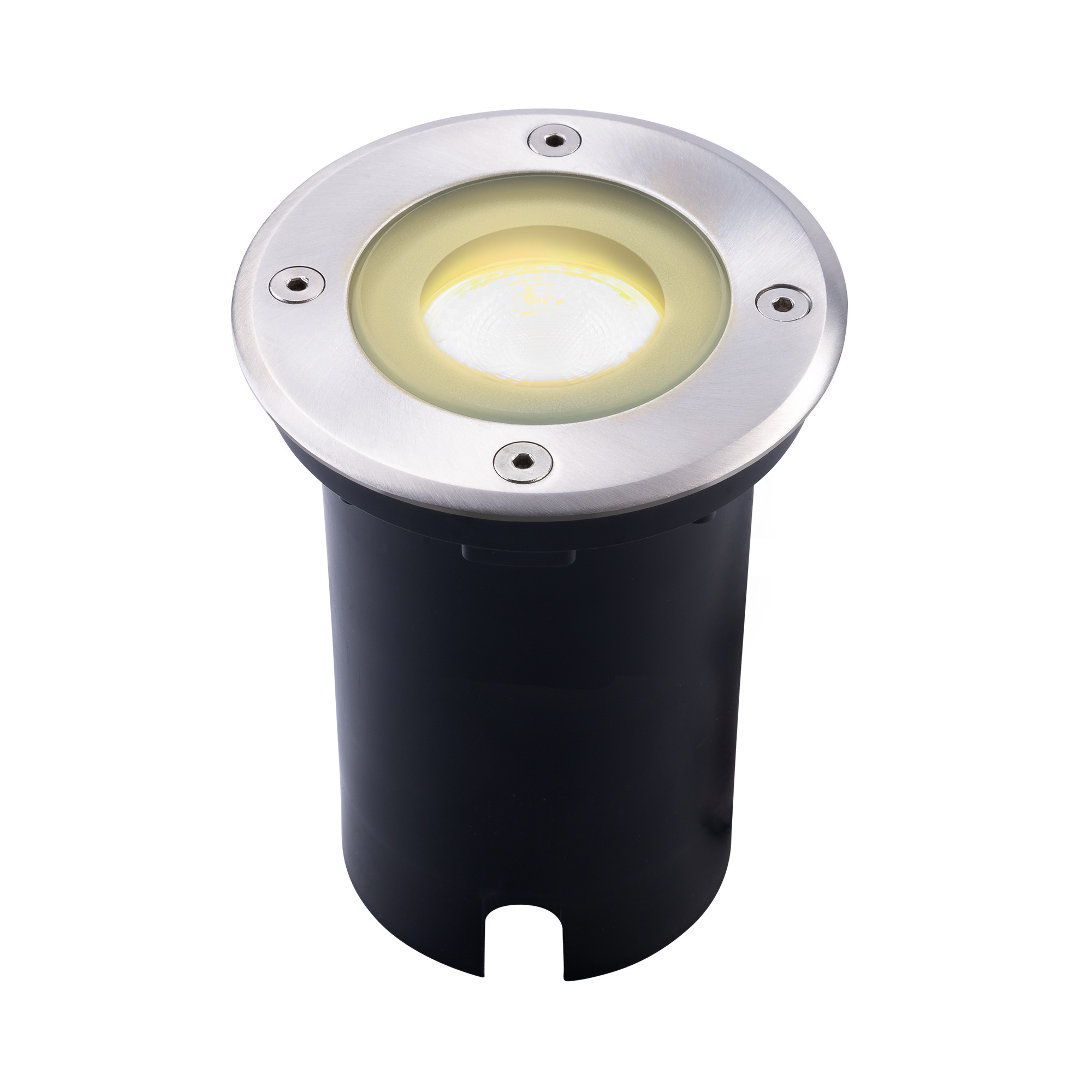 3x LED Grondspot Vierkant - IP67 - 3W - 2700K - 1 Meter Kabel