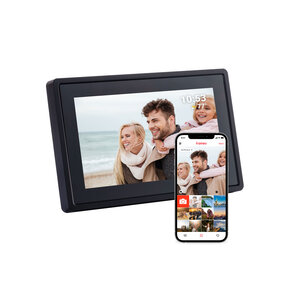 Digitale fotolijst - WiFi en Frameo App - Fotokader 7 inch - Energieklasse B - Touchscreen