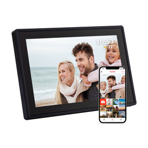 Digitale fotolijst - WiFi en Frameo App - Fotokader 10 inch -  Touchscreen