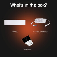 Ledvion LED Paneel 30x120 - 36W - 3000K - 100 Lm/W - Flikkervrij - UGR <22 - 3 Jaar Garantie