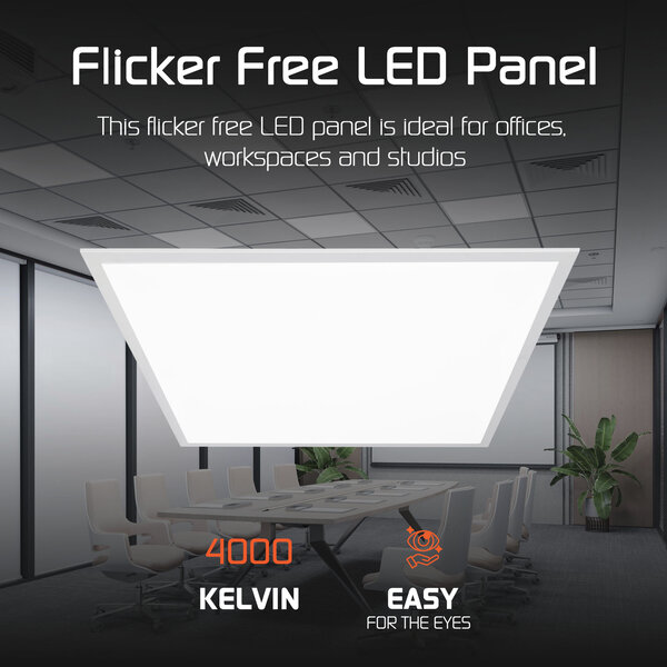 Ledvion Lumileds LED Paneel 62x62 - 36W - 125 Lm/W - 4000K - 5 jaar garantie