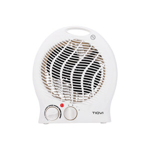 Ventilatorkachel - 2000W - tot 25 m² - 2 standen - Wit - Elektrische Verwarming