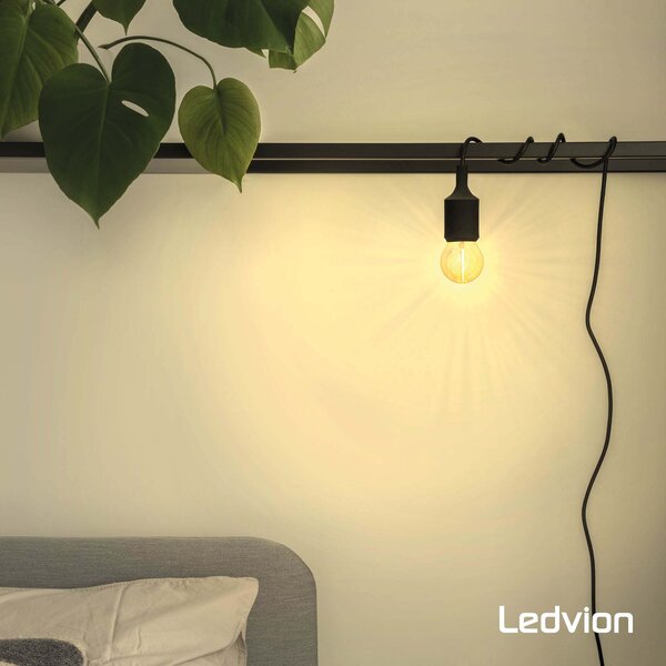 Ledvion 5x E27 LED Lamp Filament - 1W - 2100K - 50 Lumen - Gold
