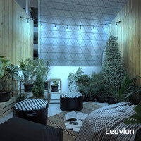 Ledvion 5-pack E27 LED Lamp Filament - 1W - 50 Lumen - Gekleurd