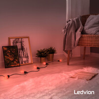 Ledvion 5-pack E27 LED Lamp Filament - 1W - 50 Lumen - Gekleurd