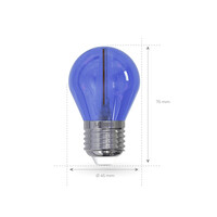 Ledvion 5-pack E27 LED Lamp Filament - 1W - 50 Lumen - Gekleurd