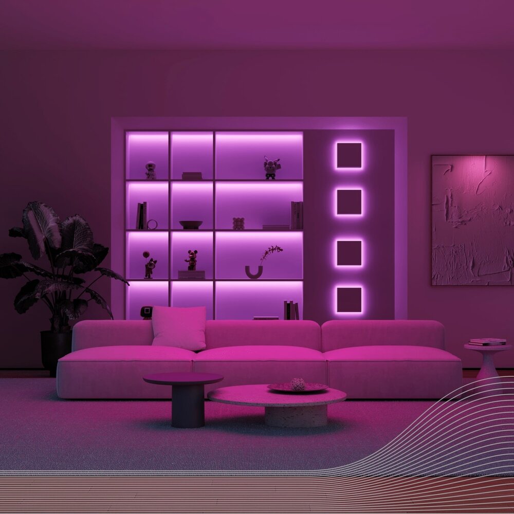 Calex Calex Vista LED Strip - RGBIC + CCT - 3W - 2M - Batterij