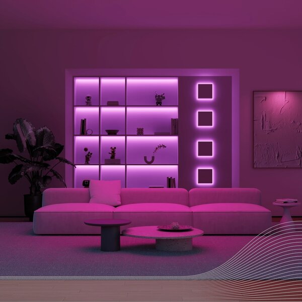 Calex Calex Vista LED Strip - RGBIC + CCT - 3W - 2M - Batterij