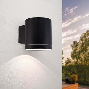 Solar Wandlamp Arche - 3000K - IP44 - Zwart