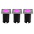 3x Smart LED Grondspot Vierkant - IP67 - 4,9W - RGB+CCT - 1 Meter Kabel