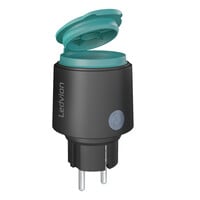 Ledvion Slimme Stekker voor Buiten - Incl. Energiemeter - IP44 - Smart/WiFi Stopcontact